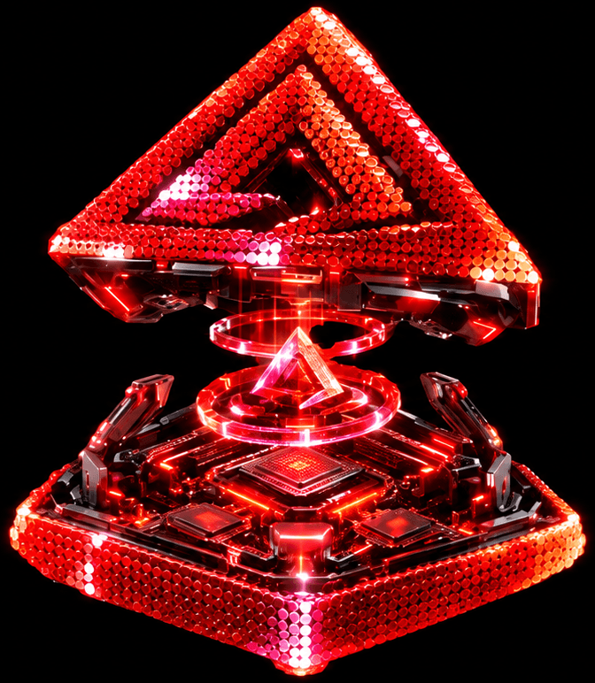AI + Blockchain 3D Trusted Intelligence Pyramid