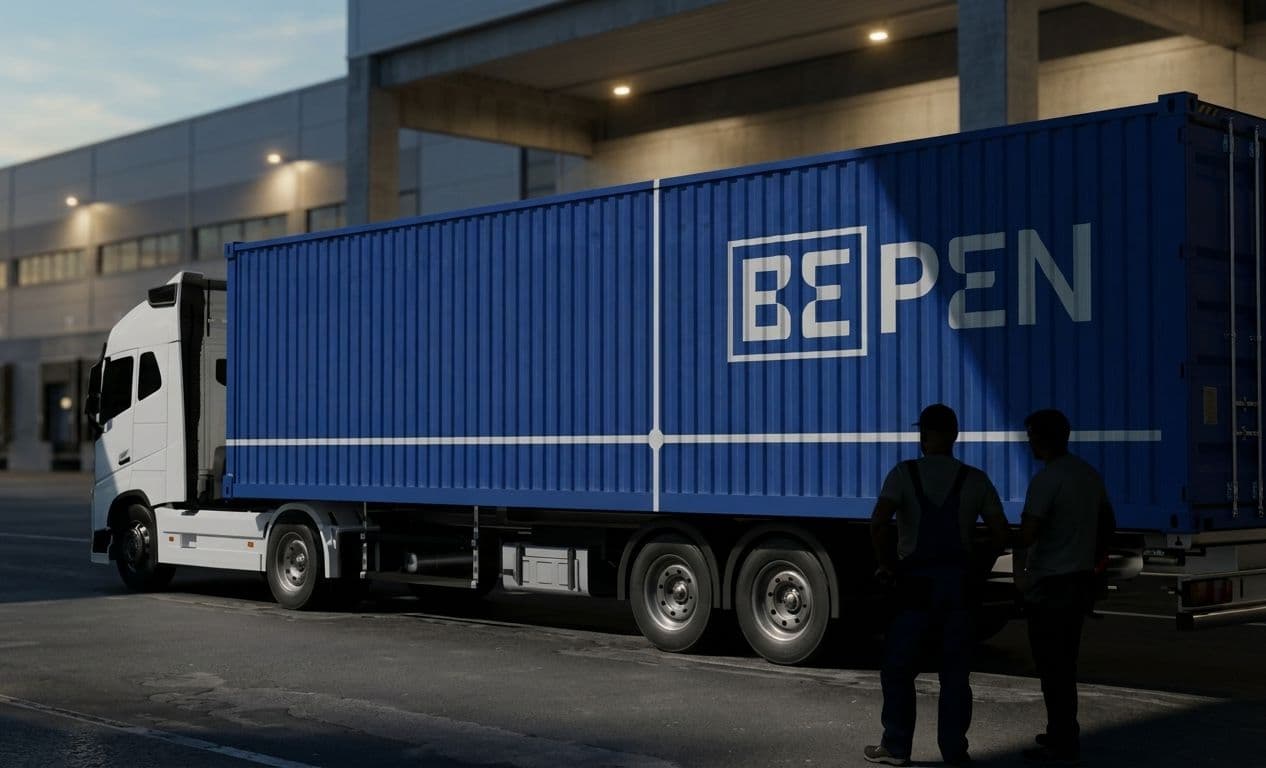Supply Chain Transparency Cargo Truck